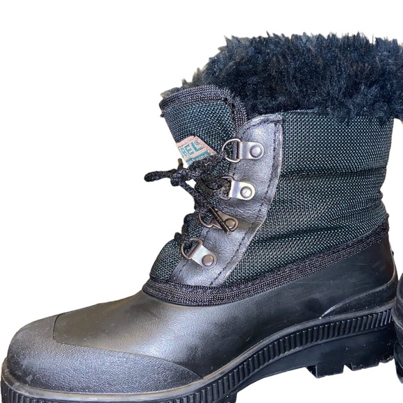 Vintage Sorel Kaufman Winter Boots Women's size 7 Waterproof Canada Green/Black - Picture 5 of 11